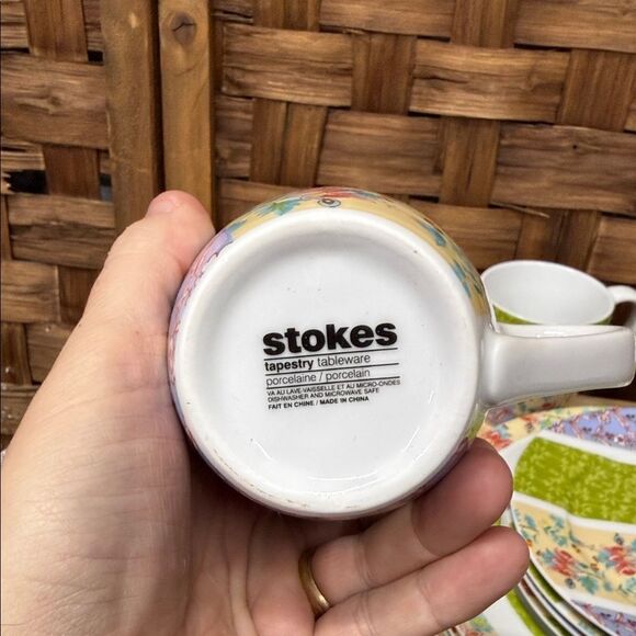 Charming Floral Patchwork Dinnerware Set - Picture 3 of 7